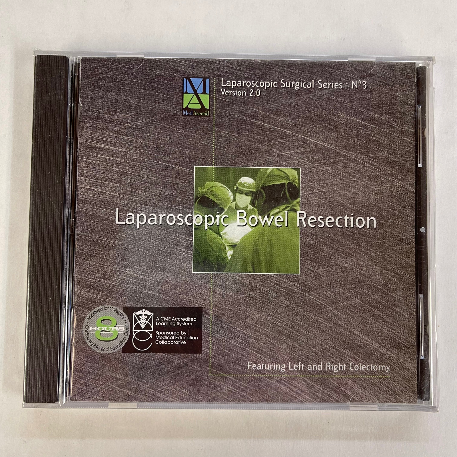 Laparoscopic Bowel Resection Featuring Left and Right Colectomy CD-ROM Sealed