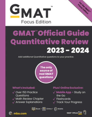 GMAT Official Guide Quantitative Review 2023-2024, Focus Edition: Include – GOOD