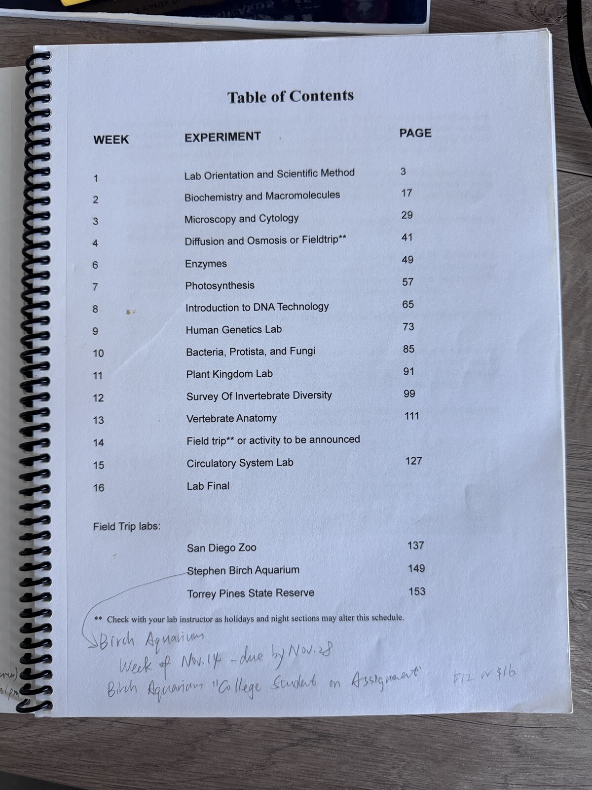 General Biology 107