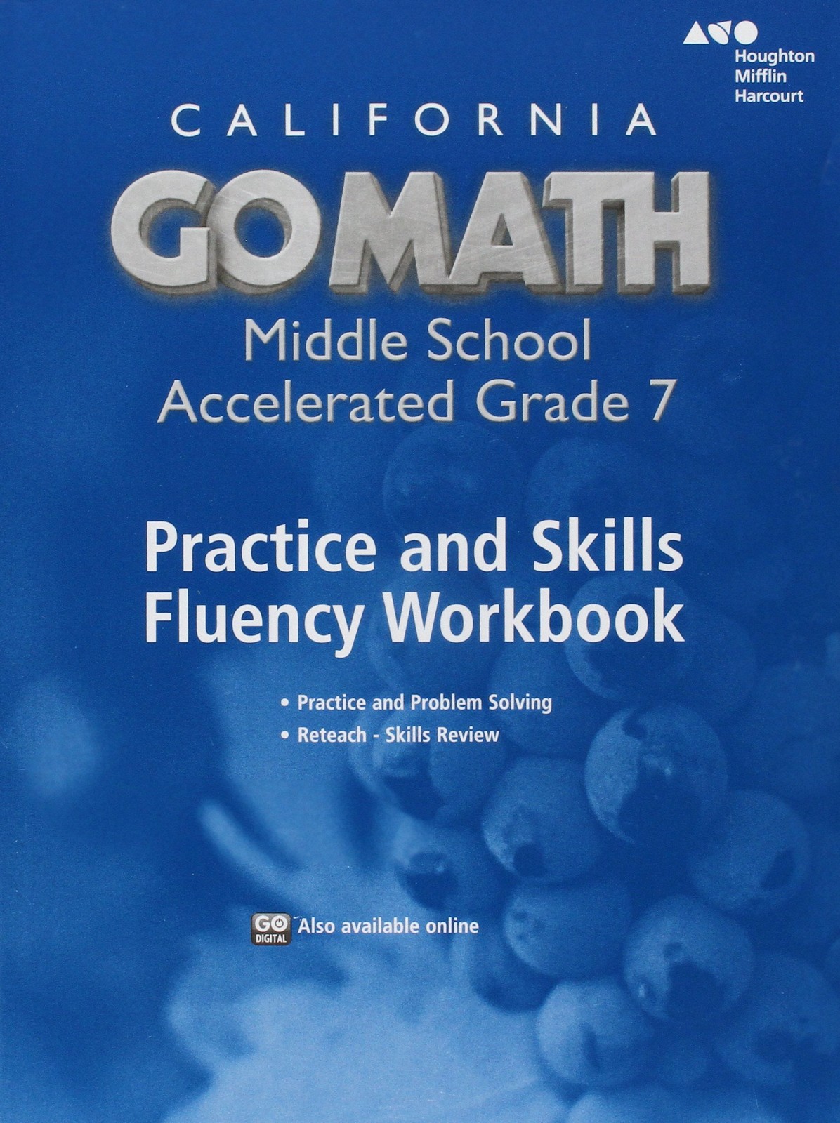 Practice Fluency Workbook Accelerated 7 (Go Math!) Holt Mcdougal