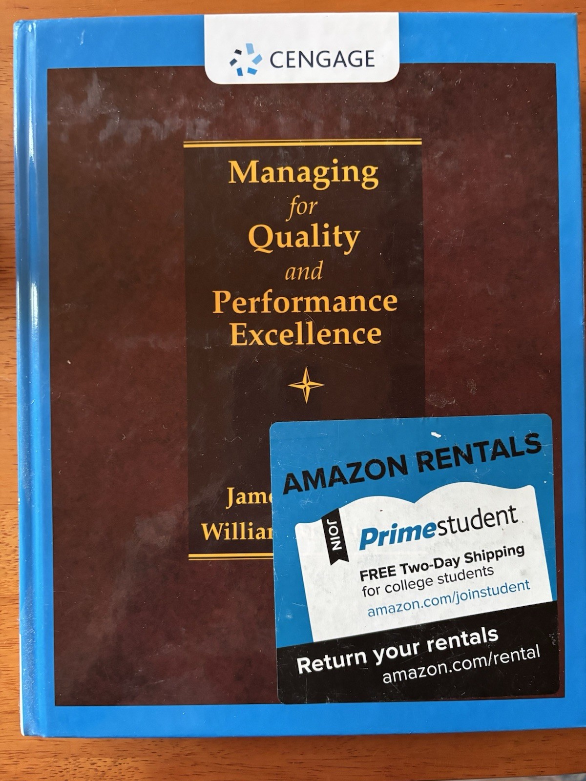Managing for Quality and Performance Excellence 10e- Very Good
