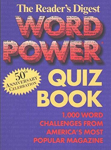 Reader’s Digest Word Power Quiz Book: 1,000 Word Challenges from America’ – GOOD