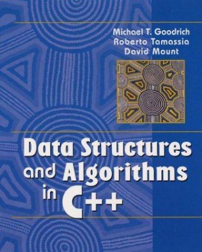 Data Structures Algorithms C++, T. Goodrich, Michael, 9780471202080