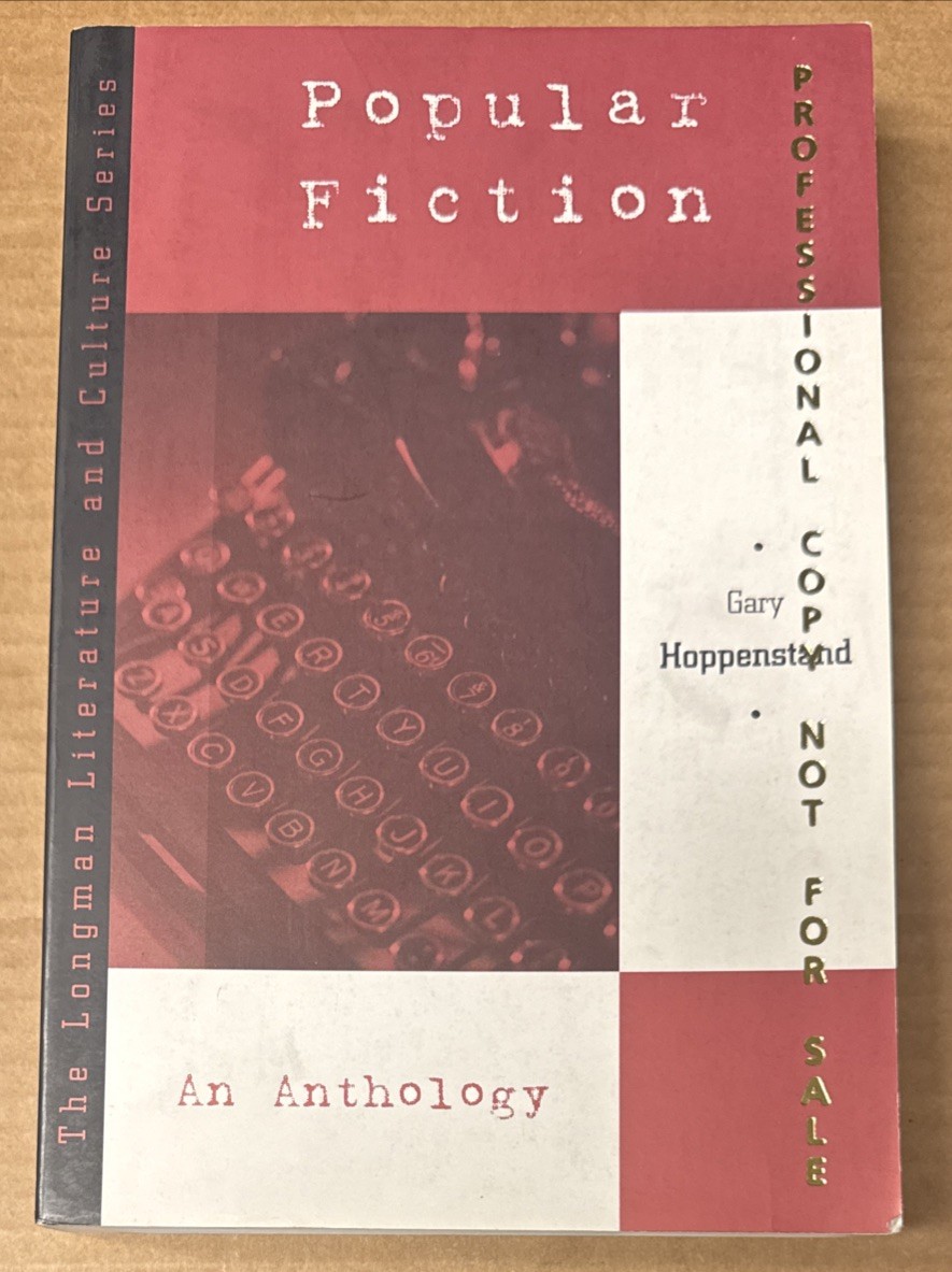Popular Fiction : An Anthology Edited by Gary Hoppenstand (1997, PB, GOOD)