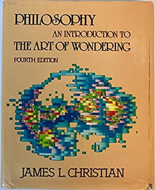 Philosophy the Art of Wondering Hardcover Christi
