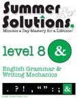 SUMMER SOLUTIONS ENGLISH & GRAMMAR WORKBOOK (LEVEL 8) By Nancy L. Mcgraw & Nancy
