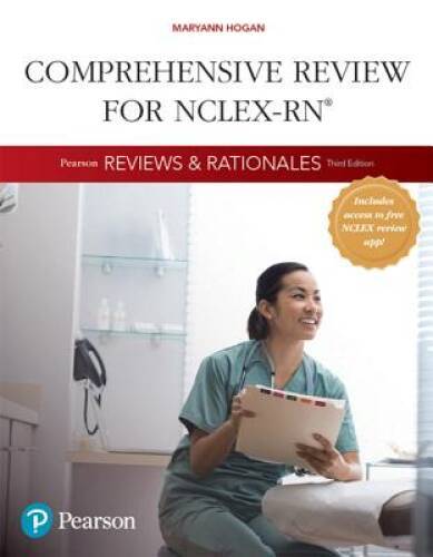 Pearson Reviews & Rationales: Comprehensive Review for NCLEX-RN (3rd Edit – GOOD