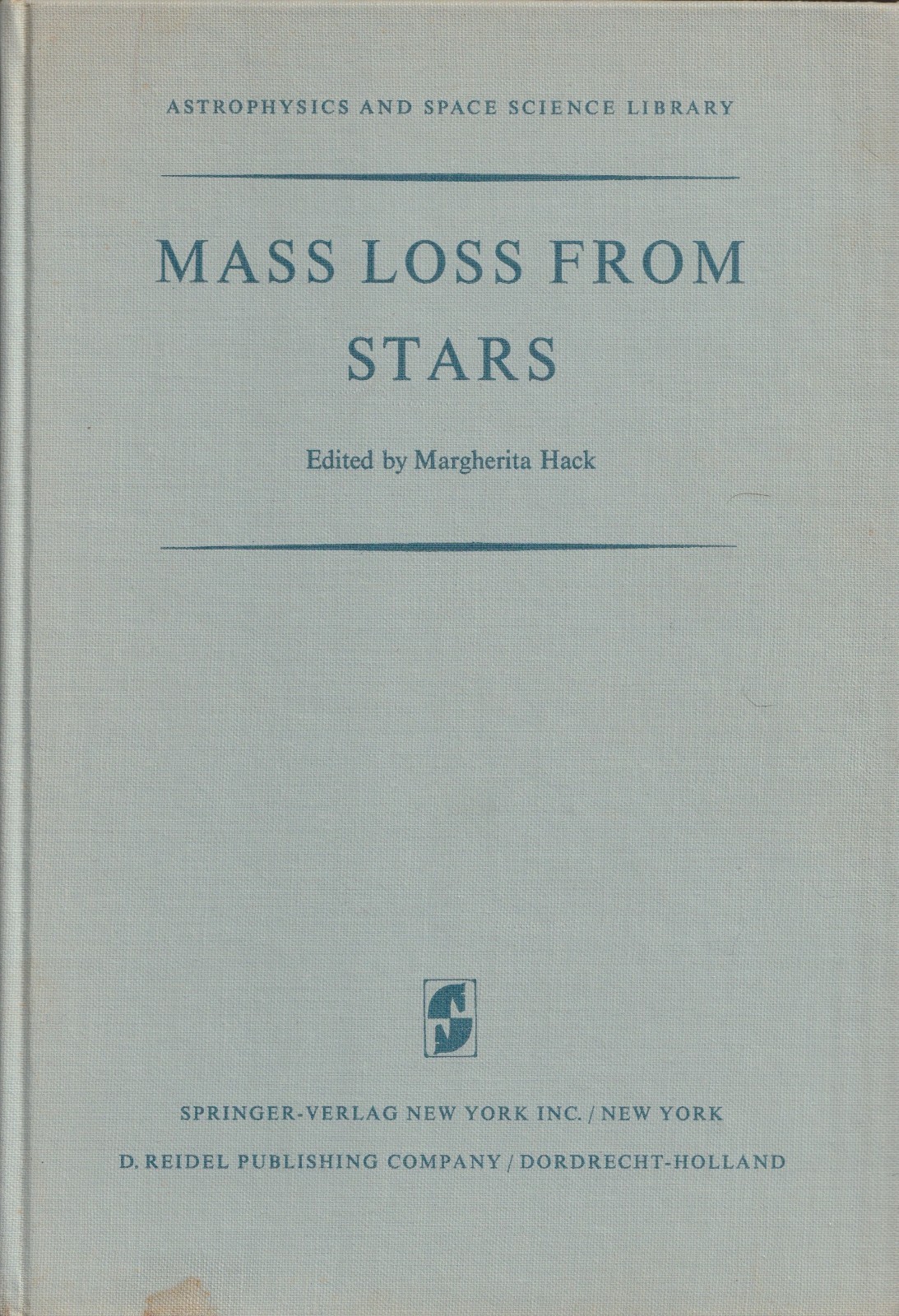 Mass Loss from Stars