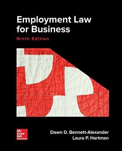 Loose Leaf for Employment Law – Loose Leaf, by Bennett-Alexander Dawn D.; – New