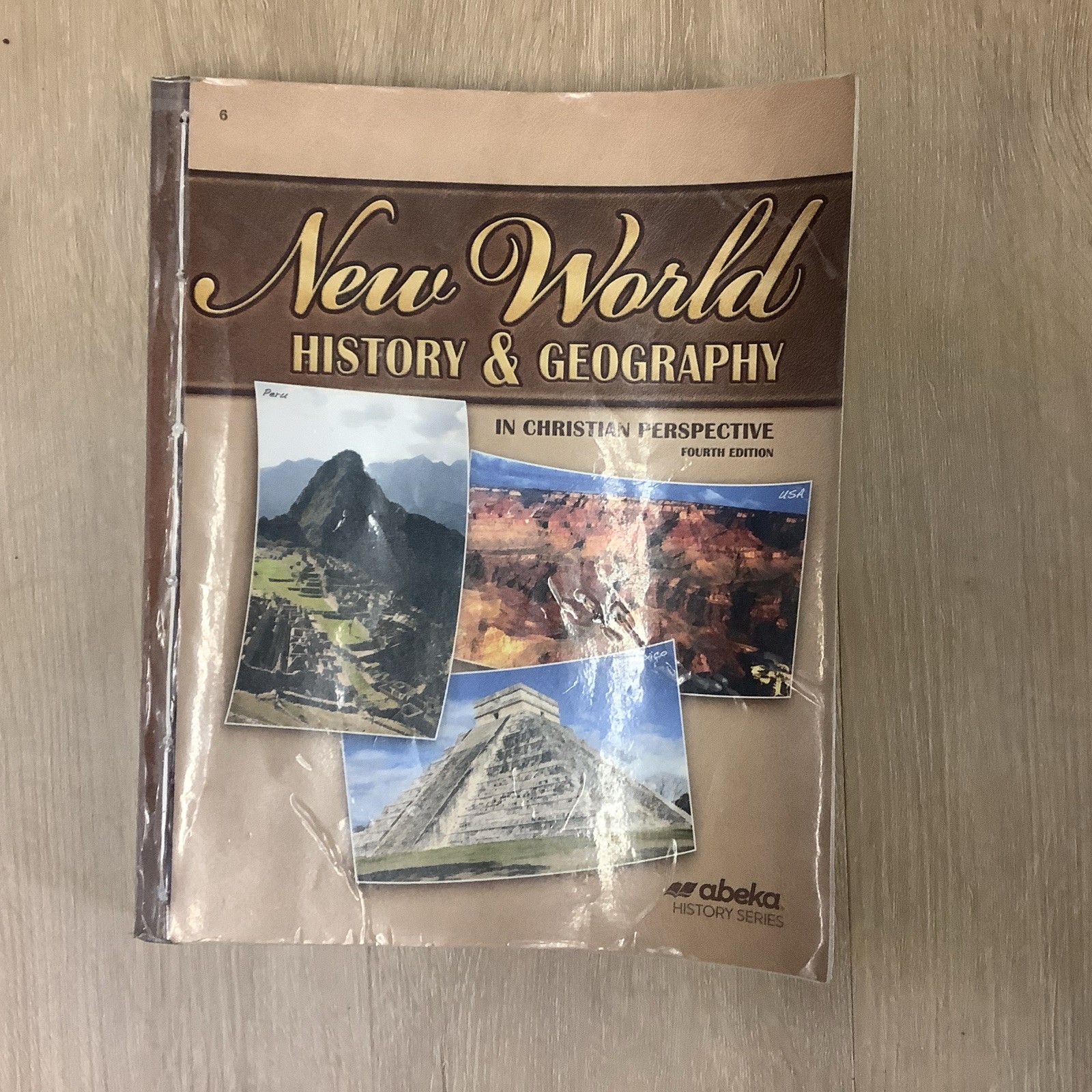 New World Student Text Book 6th Grade 4th Edition, Christian Series