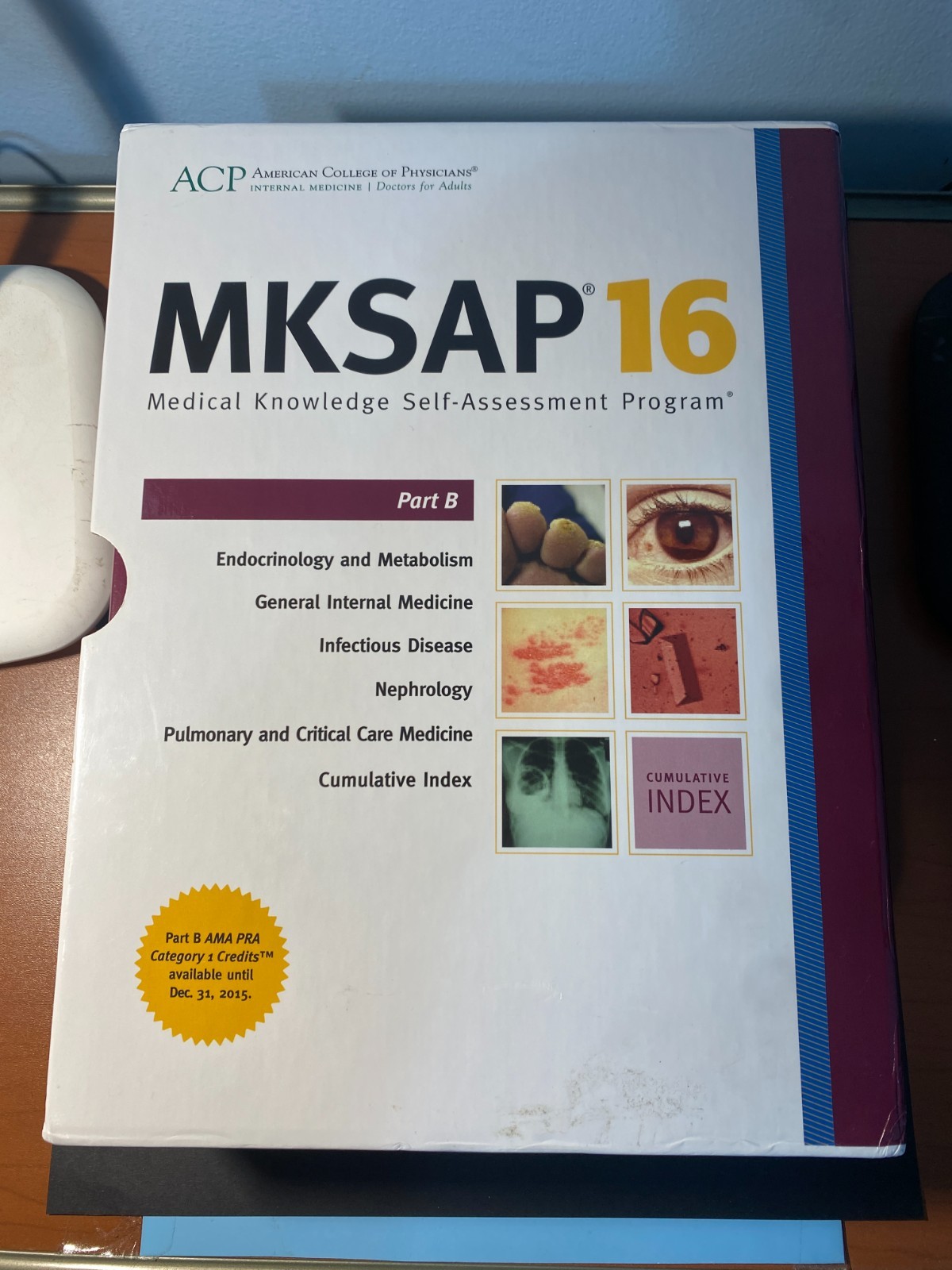 MKSAP 16: Complete Part A & B USED TEXT BOOKS