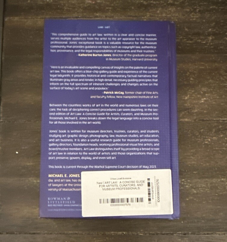 Michael E. Jones Art Law (Hardback) (UK IMPORT)
