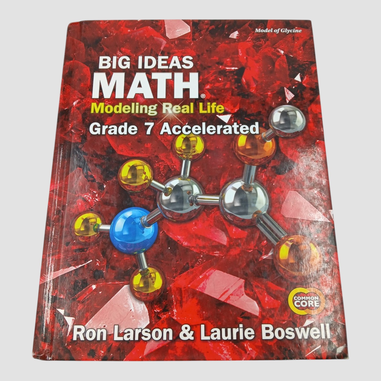 Big Ideas Math: Modeling Real Life Grade 7 Accelerated Book by Ron Larson & L..