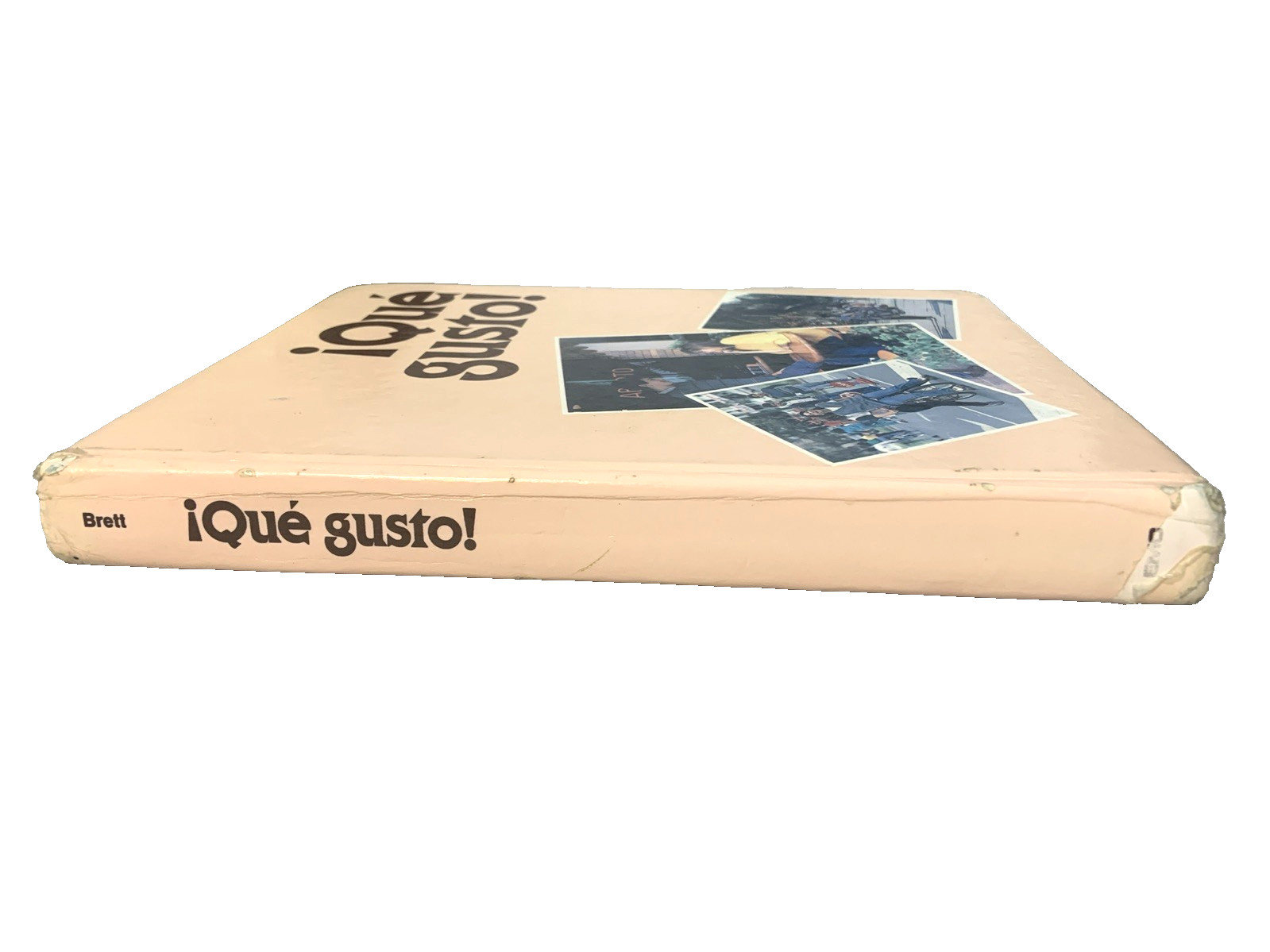 Que Gusto Spanish Textbook 1988 Vintage EMC Robert Brett Hardcover