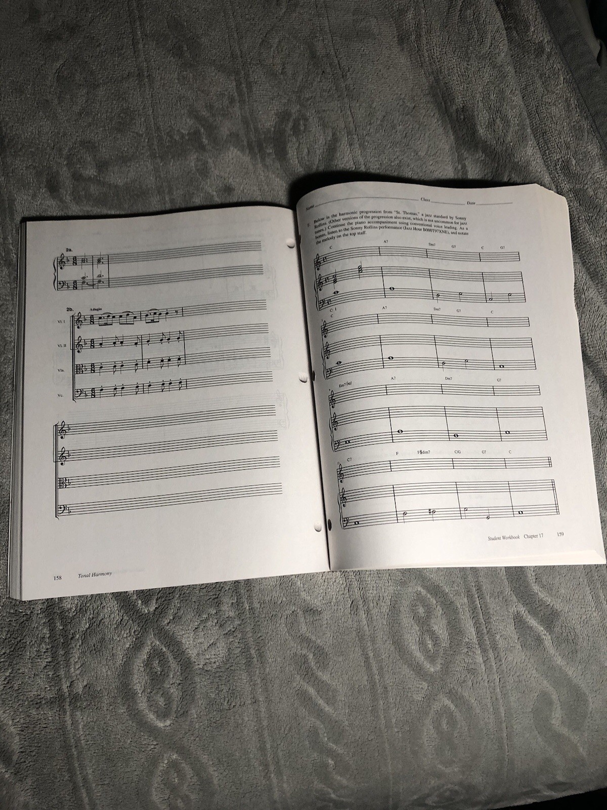 Workbook for Tonal Harmony 8th Edition – Paperback, by Kostka Stefan