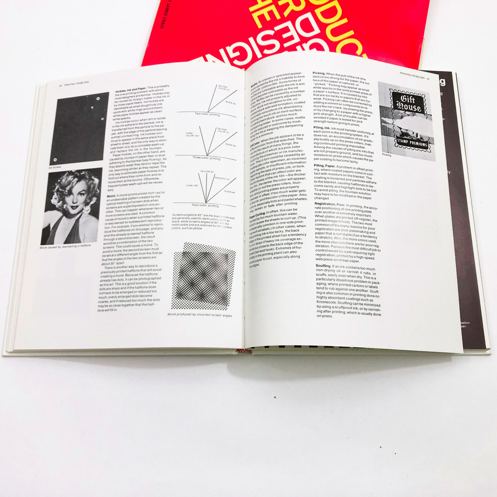 Production For The Graphic Designer – James Craig First Printing 1974 HBDC