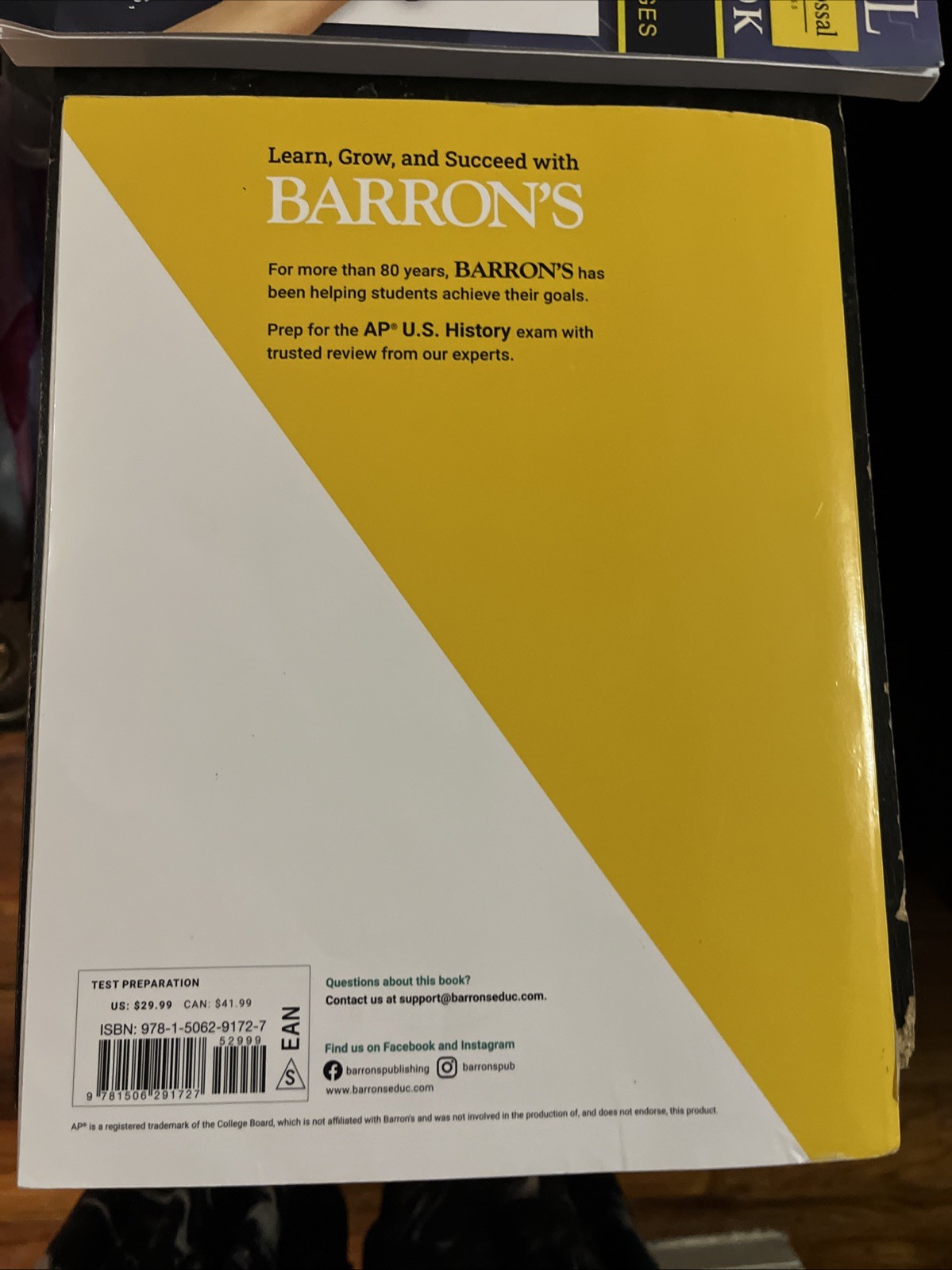 Barron’s Test Prep Ser.: AP US History Premium With 5 Practice Tests 2025