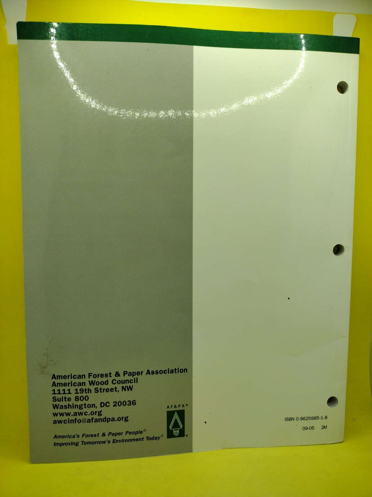 NATIONAL DESIGN SPECIFICATION (NDS) FOR WOOD CONSTRUCTION ASD/LRFD