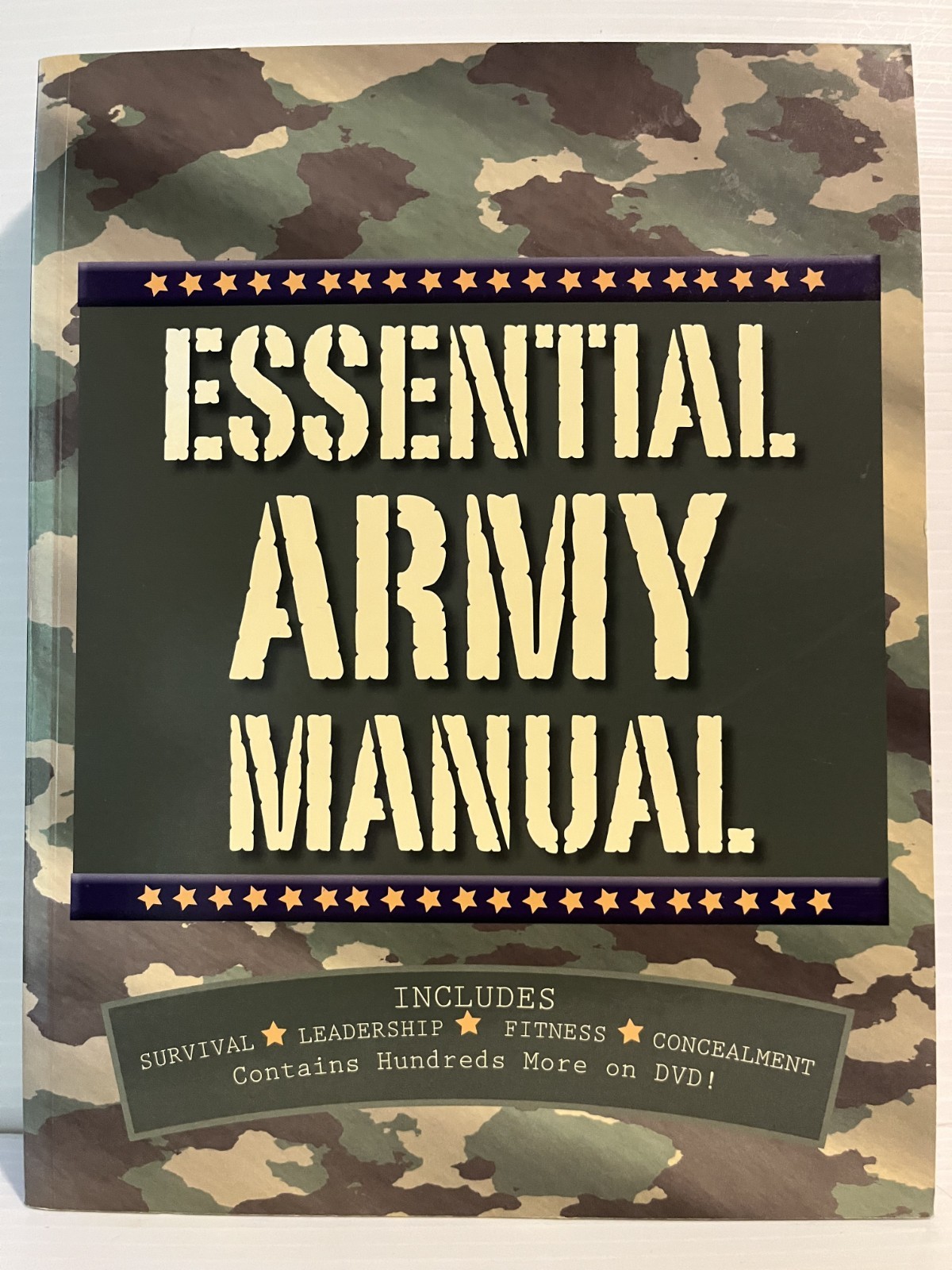 Essential Army Manual : With DVD by Picturebook (2011, Trade Paperback)