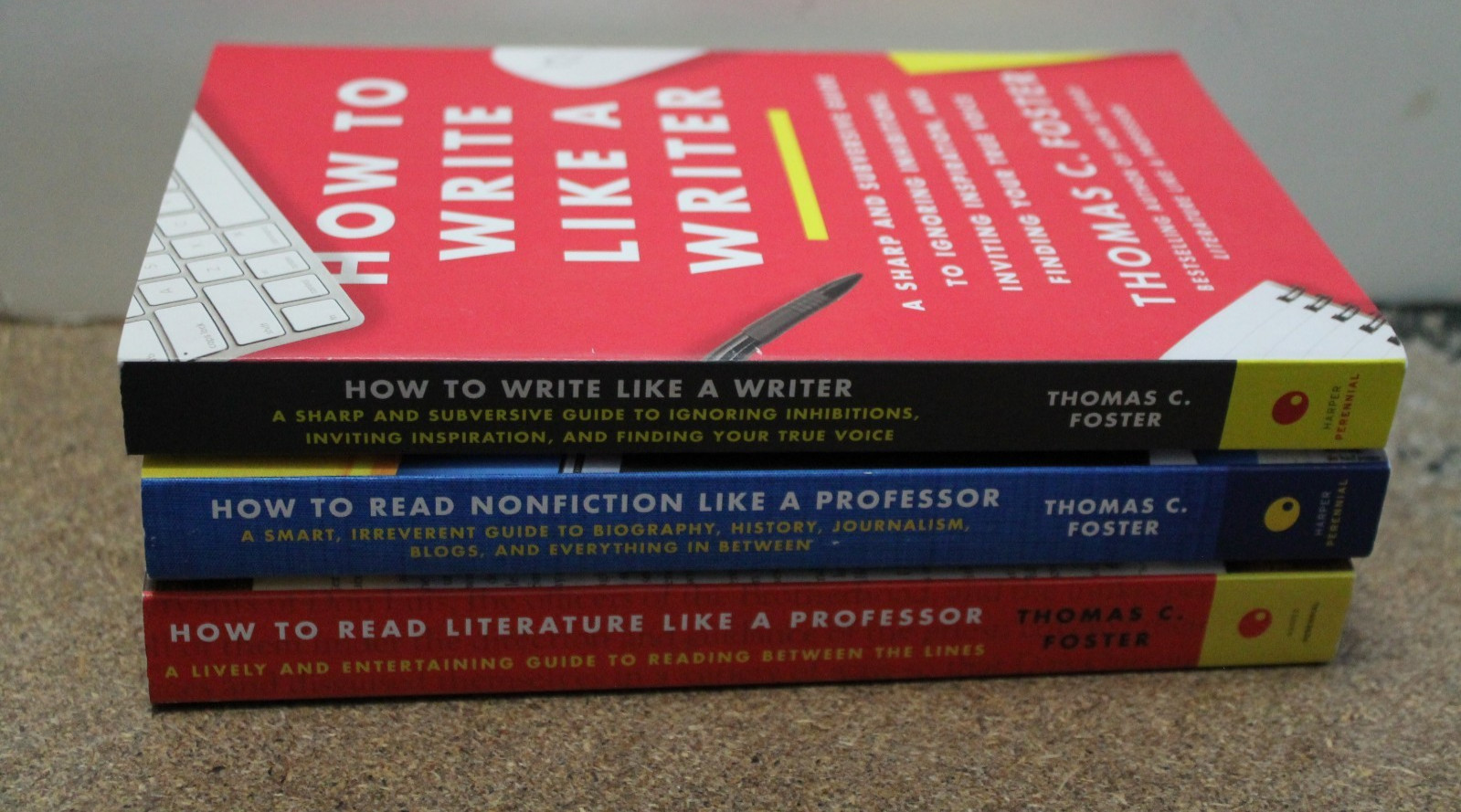 3 writer books–How to Write Like a Writer | Read Literature/Novels Like a Prof