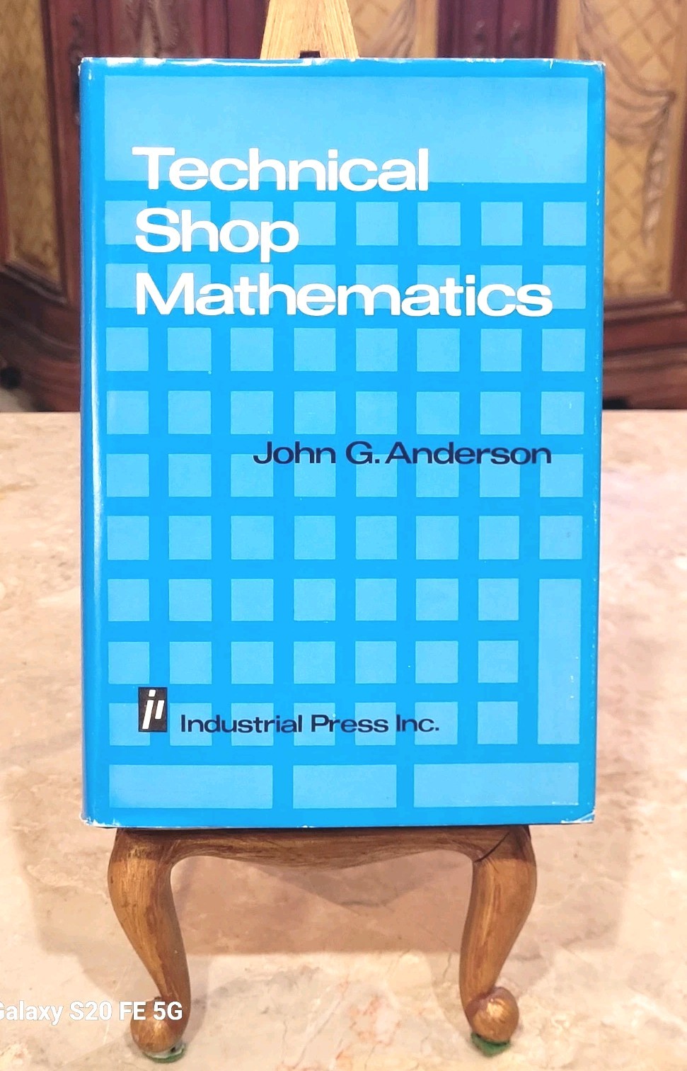 1974 Technical Machine Shop Mathematics by Anderson, John G. + DJ Review Copy