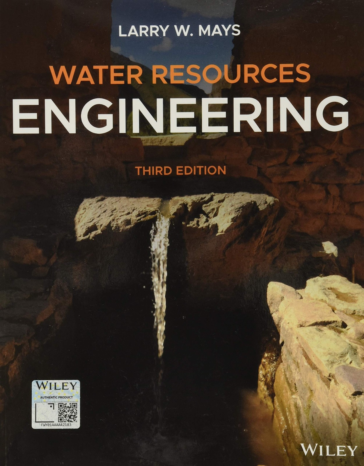 Water Resources Engineering by Larry W. Mays