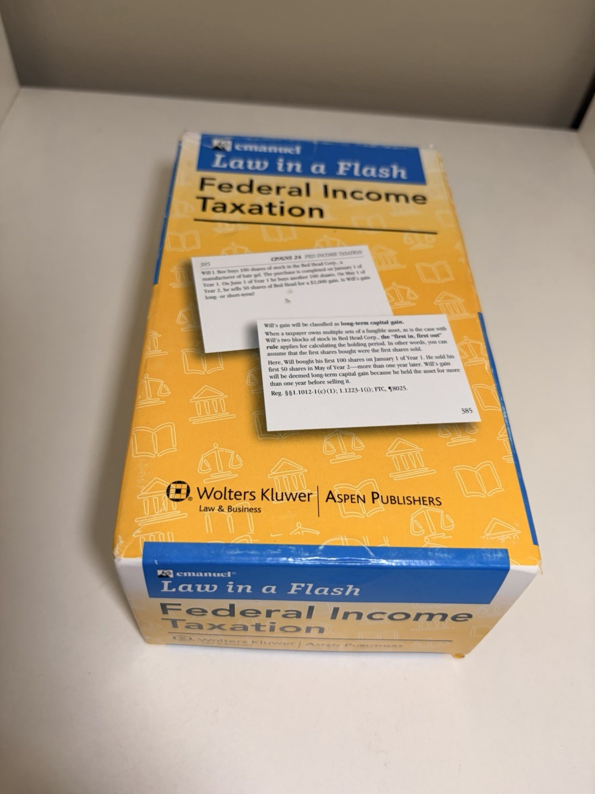 Emanuel Law in a Flash Ser.: Federal Income Tax Liaf 2010 by Steven Emanuel and