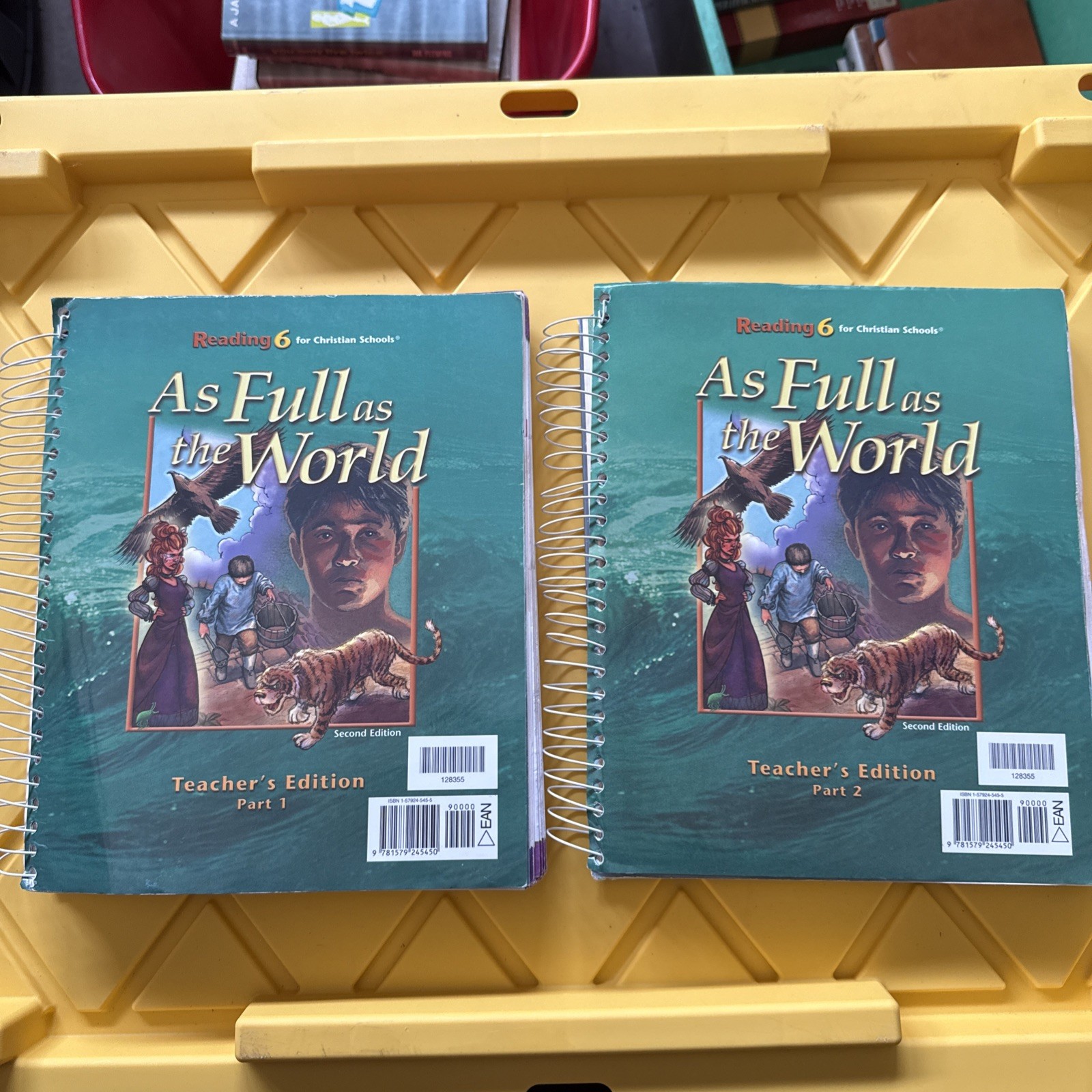 Reading Teacher Book Set Part 1 & 2 Grd 6 by BJU Staff (2004, Trade Paperback)