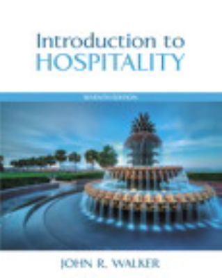 Introduction to Hospitality by John Walker (2016, Hardcover) LC5
