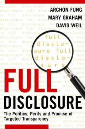 Full Disclosure: The Perils and Promise of Transparency