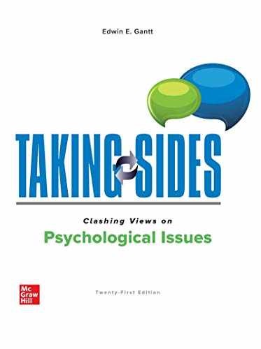 Taking Sides: Clashing Views on – Paperback, by Gantt Edwin – Acceptable