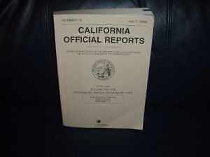 California Official Reports (Official – Paperback, by Lexis Nexis – Acceptable n