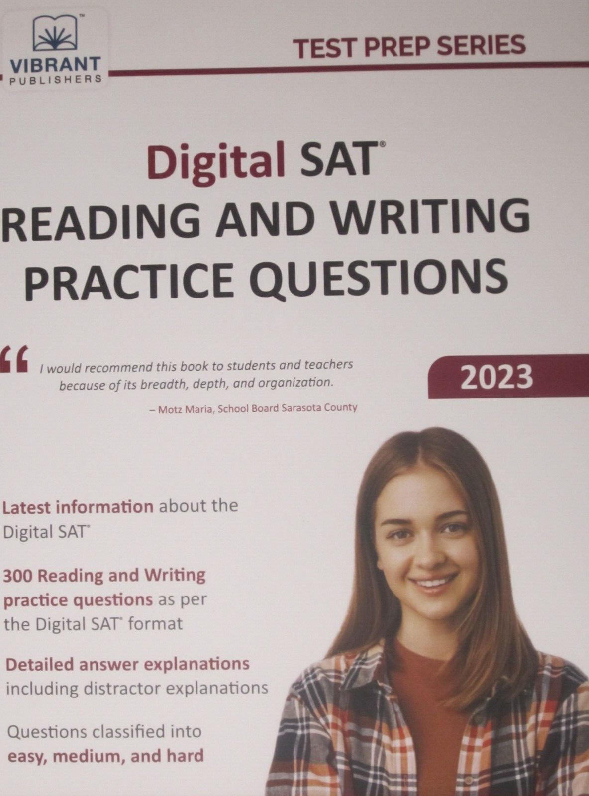 Vibrant Publish Digital SAT Reading and Writing Practice (2023 Paperback)