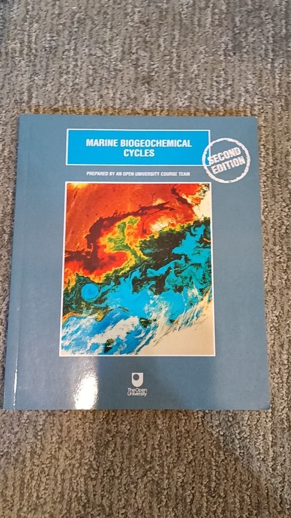 Marine Biogeochemical Cycles Open University 2nd Ed 2005 Paperback VG