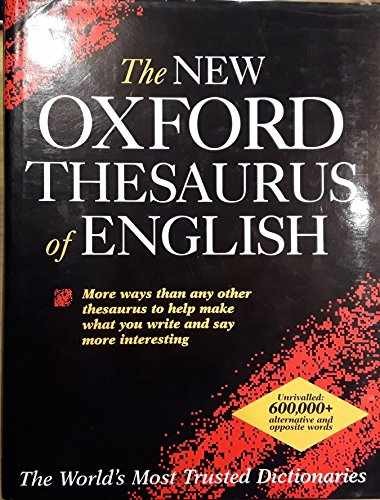 New Oxford Thesaurus of English – Paperback, by Varios Autores – Very Good b