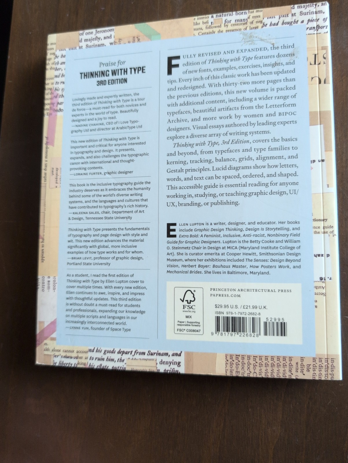 Thinking With Type Third Edition Revised And Expanded Book Ellen Lupton LIKE NEW