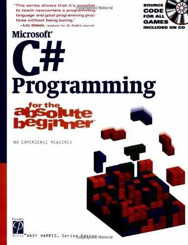 Microsoft C# Programming: For the – Paperback, by Harris Andy – Acceptable