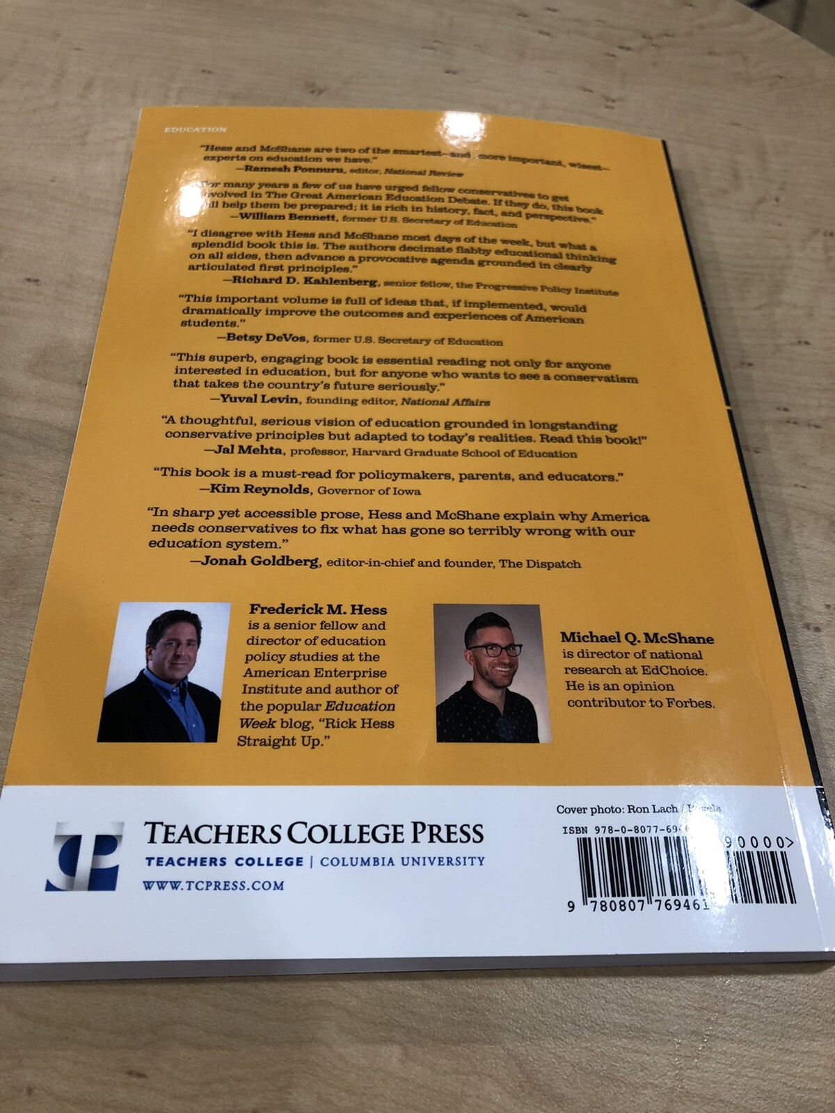 Getting Education Right: A Vision Improving K-12 and College Frederick M. Hess
