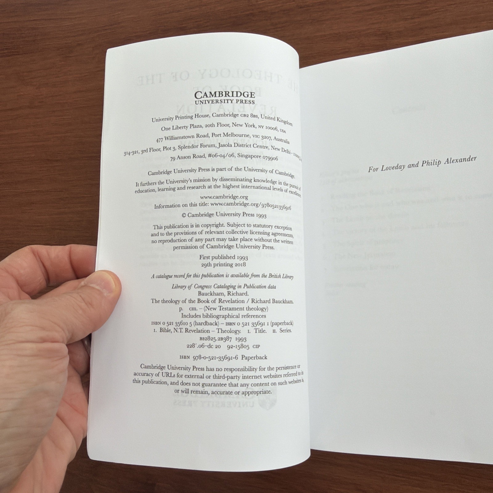 CLEAN COPY – Theology of the Book of Revelation by Richard Bauckham