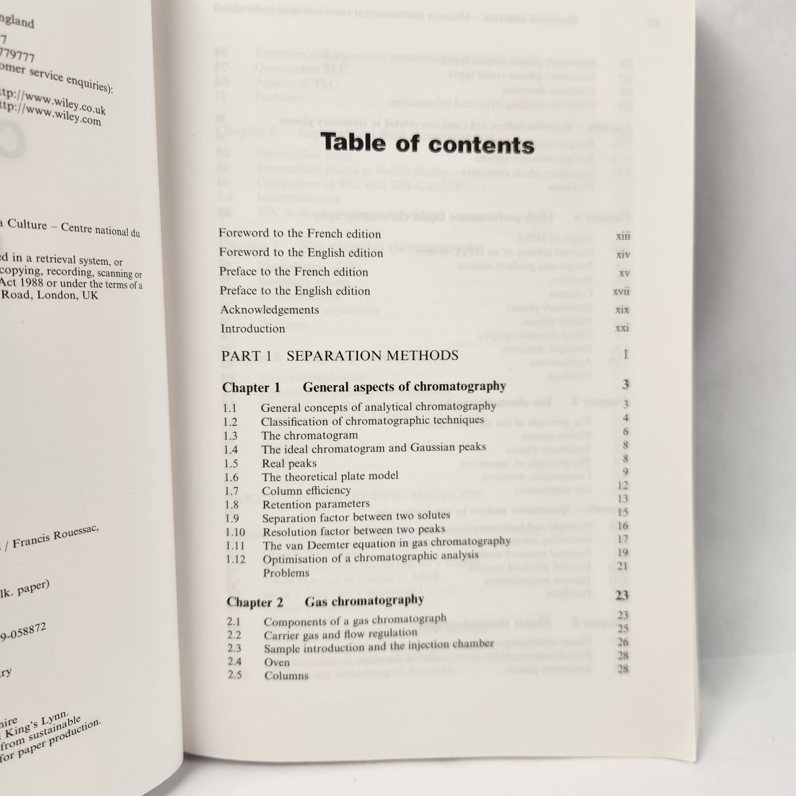 Chemical Analysis: Modern Instrumentation Methods and Techniques (PB; Like New)