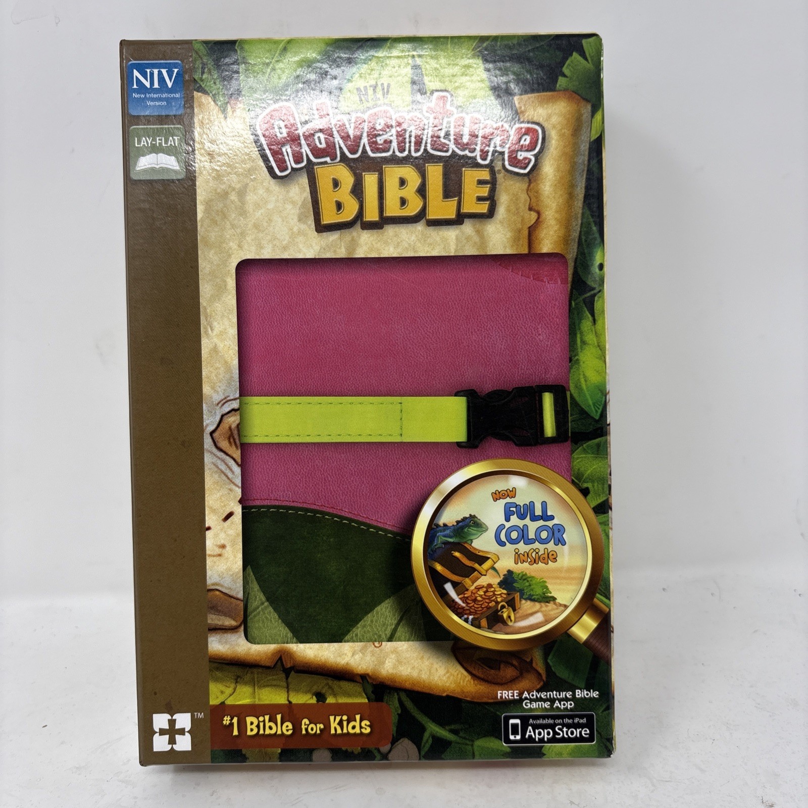 Adventure Bible Ser.: NIV, Adventure Bible, Leathersoft, Pink/Green, Full Color