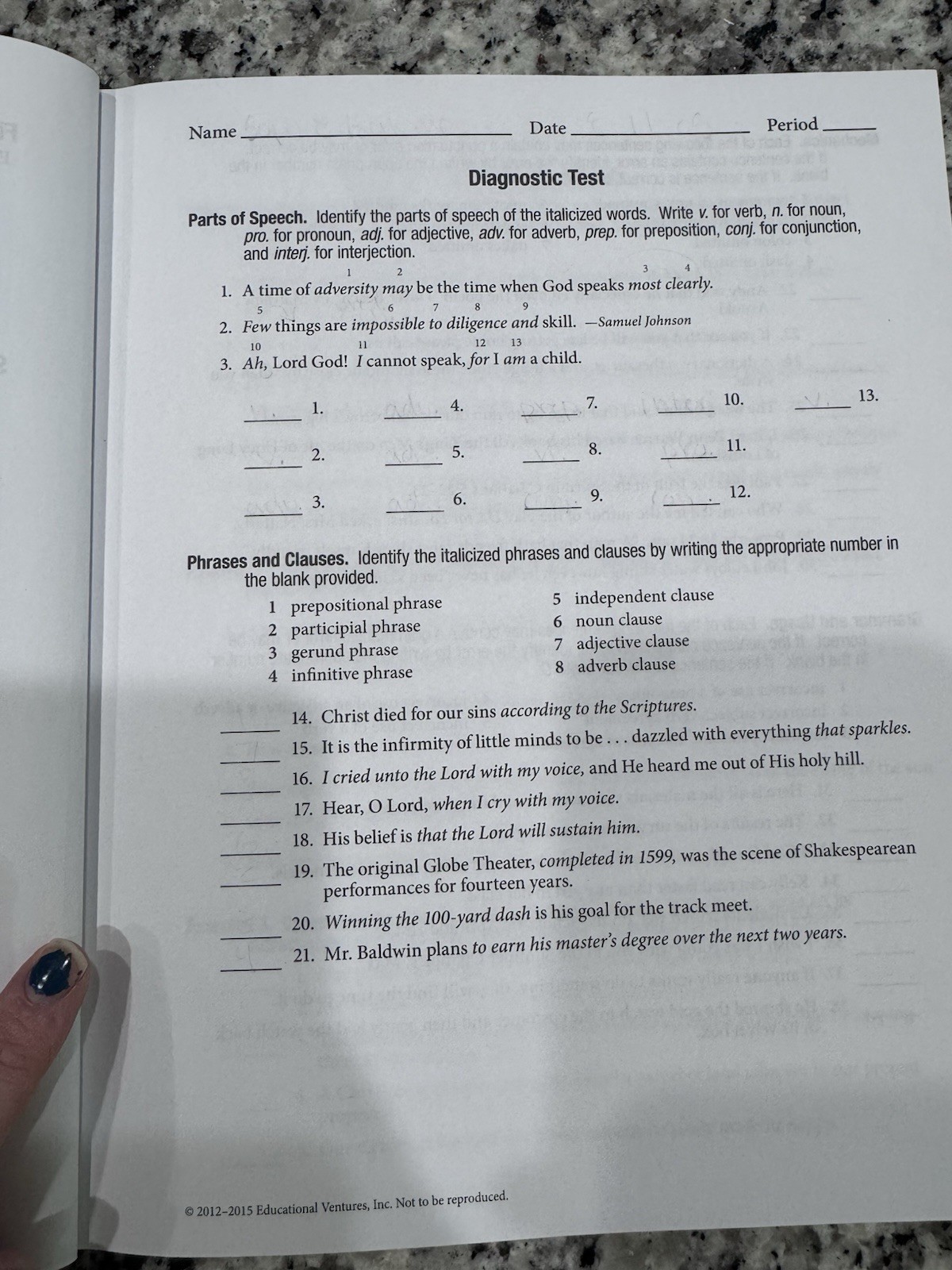 Abeka 11th Grade English Student Books, Teacher Keys