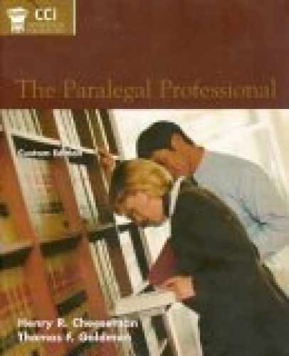 The Paralegal Professional – Paperback, by Henry R. Cheeseman Thomas – Very Good