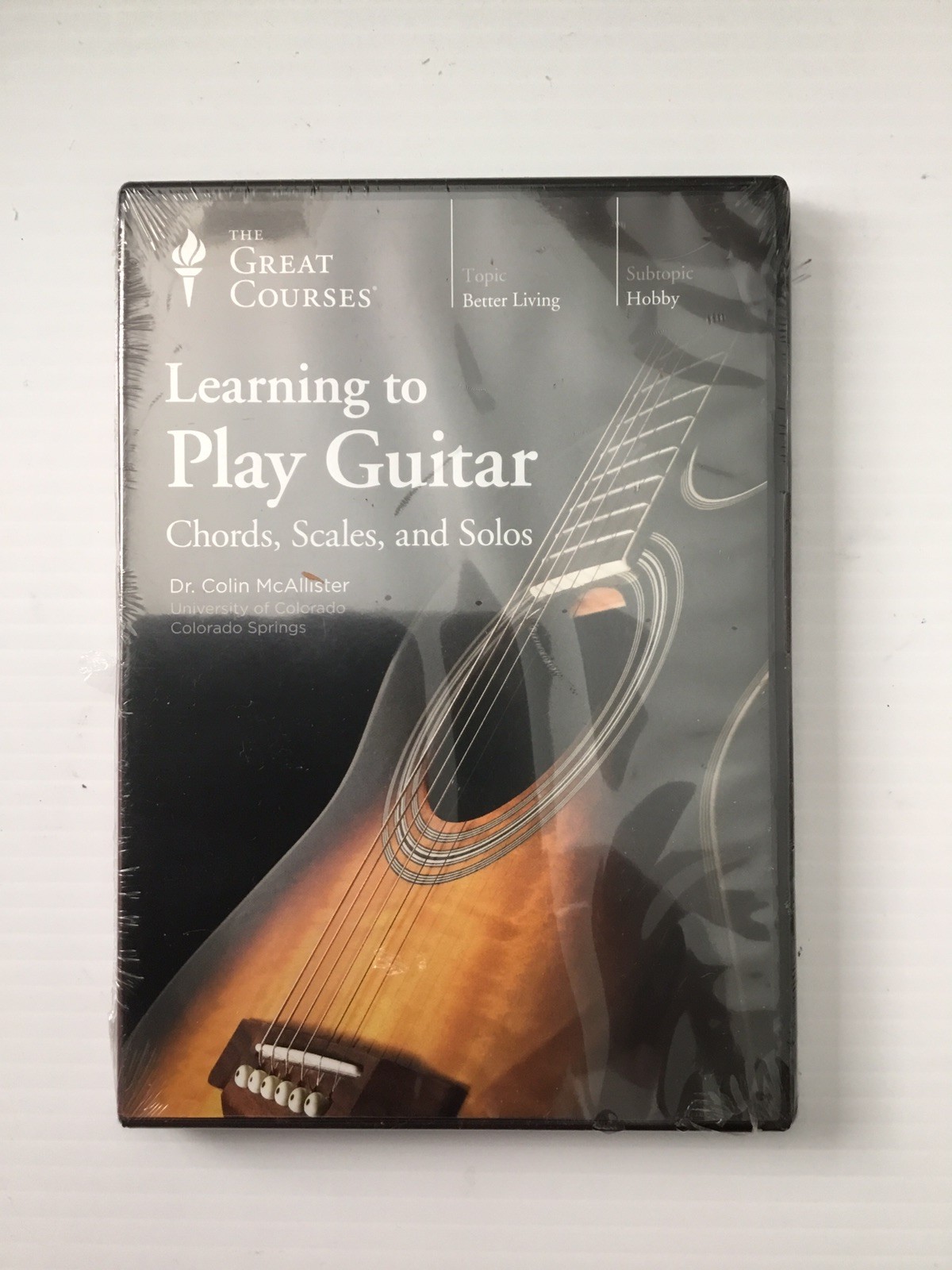 GREAT COURSES Learning To Play Guitar – 4 DVD SET (NO BOOK)
