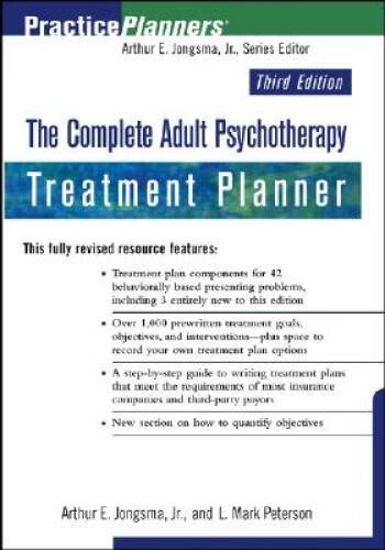 The Complete Adult Psychotherapy Treatment Planner (PracticePlanners) – GOOD