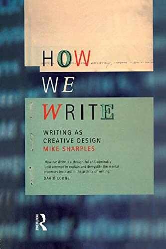How We Write – Paperback, by Sharples Mike – Very Good