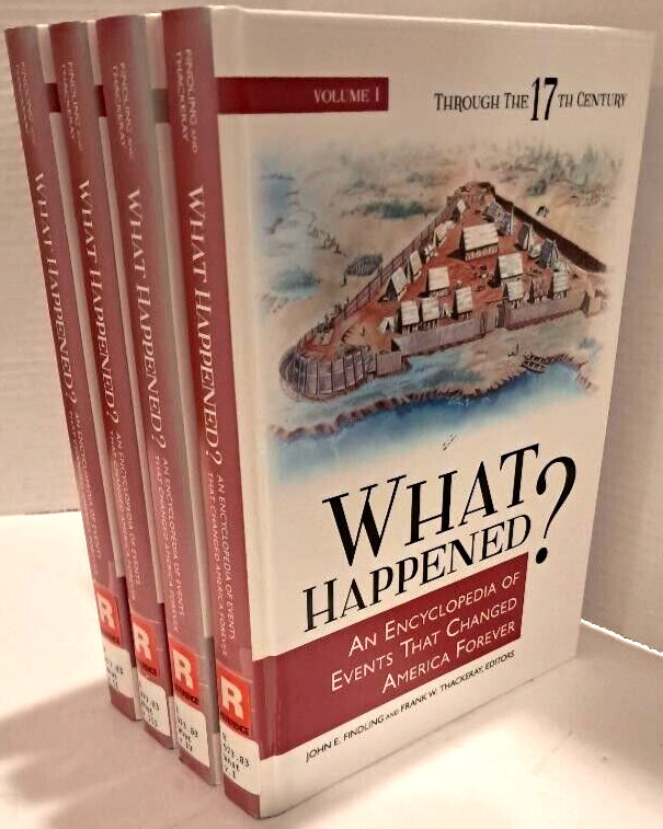 4 volume What Happened? An Encyclopedia of Events That Changed America Forever