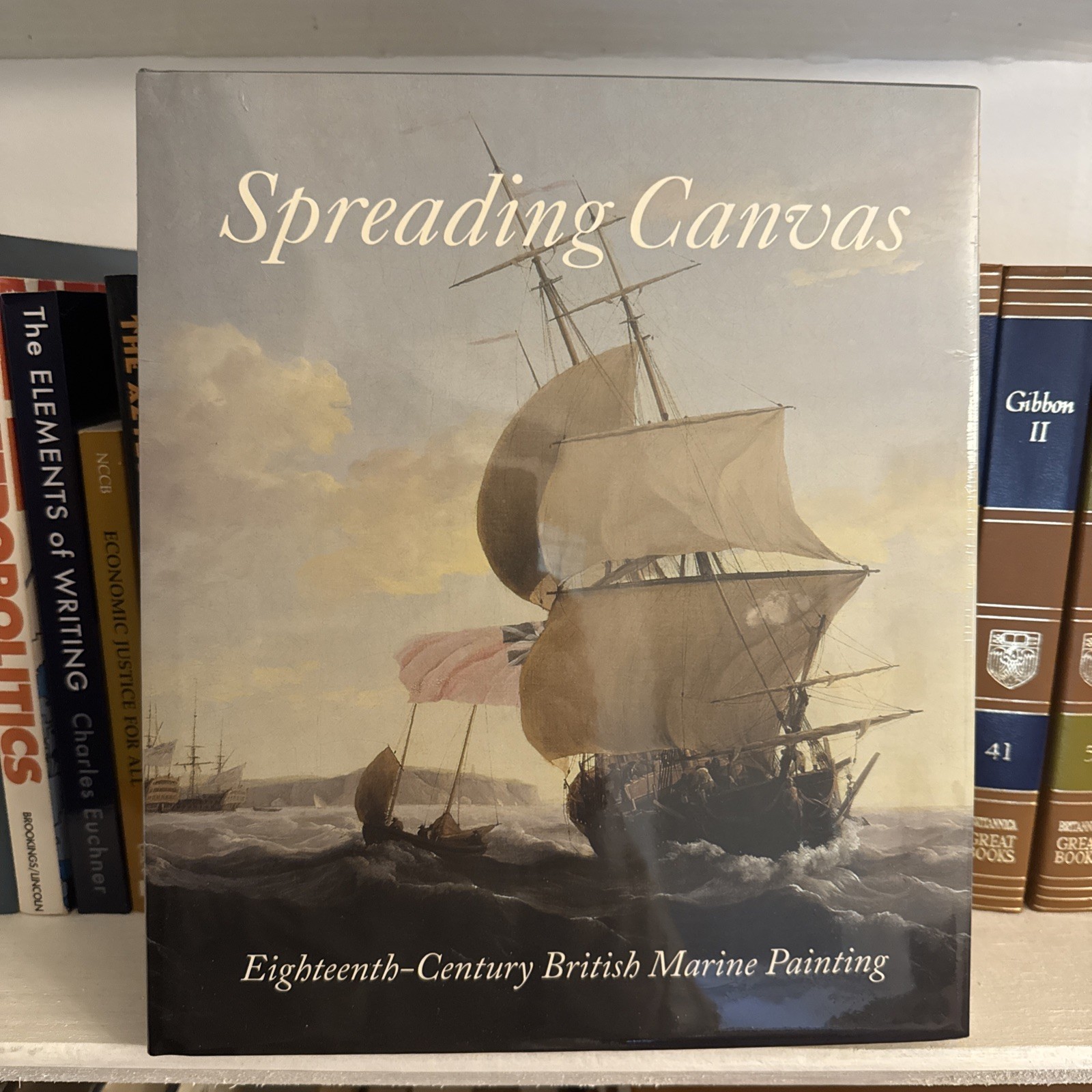 Spreading Canvas : Eighteenth-Century British Marine Painting by Geoff Quilley