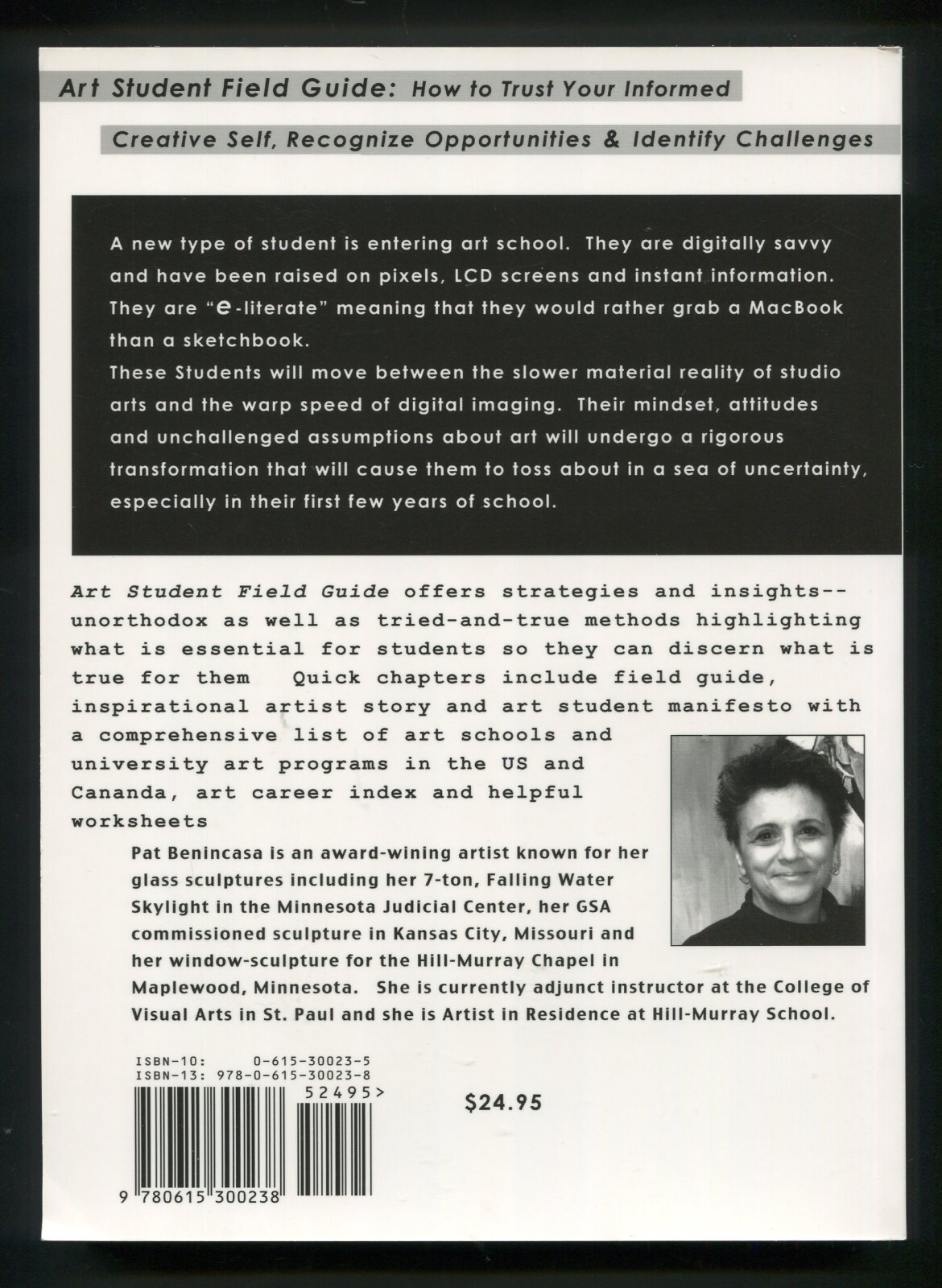Art Student Field Guide : How to Trust Your Informed Creative Self by Benincasa