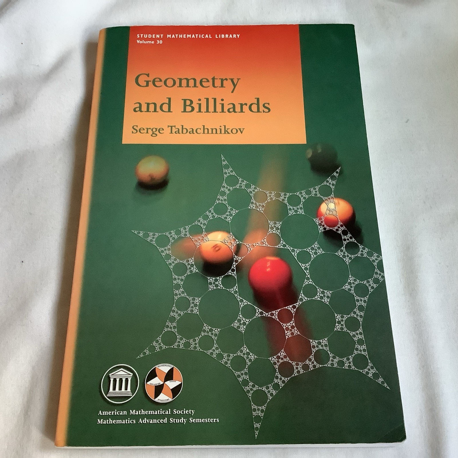 Geometry and Billiards by Serge Tabachnikov (2005 Trade PB) – LIKE NEW!!